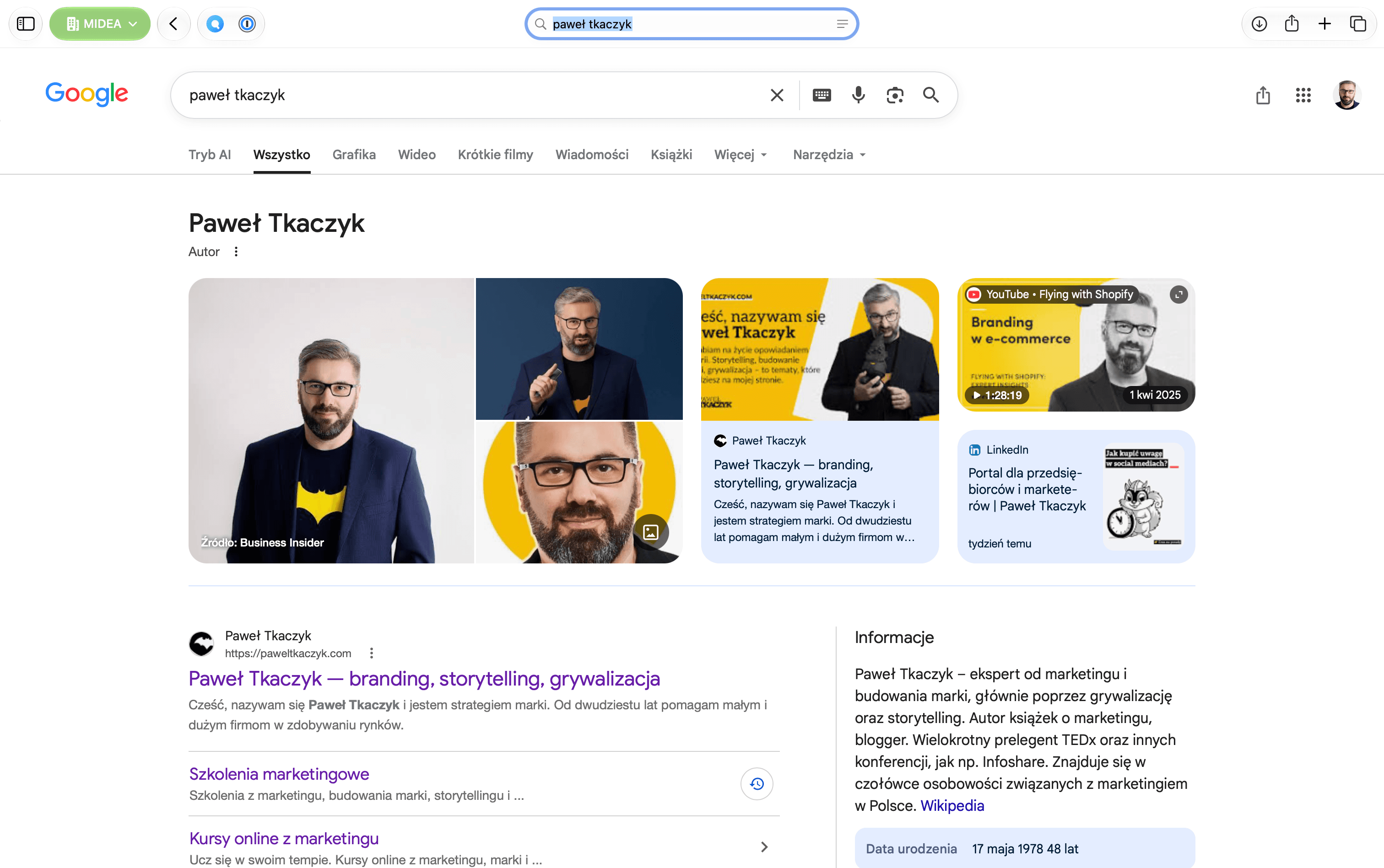 Panel wiedzy Paweł Tkaczyk