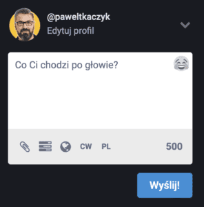 Publikowanie treści na Mastodon Social