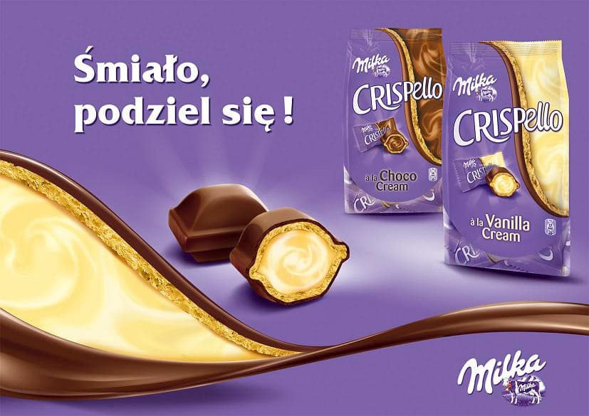 Reklama czekolady Milka