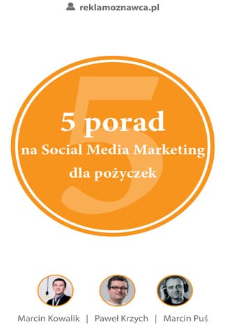Okładka książki 5 porad na Social Media Marketing dla pożyczek