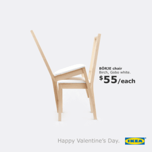 Mierzenie marki osobistej: IKEA z okazji Walentynek